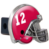 NCAA Metal Helmet Trailer Hitch Cover