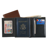 European Passport Leather Wallet