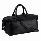 14" Petite Leather Euro Travel Duffel