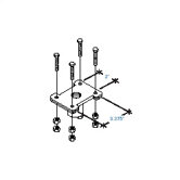 Dogbone Flange for 1" ID Pipe
