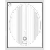 Oval 24" x 32" Mirror Defogger