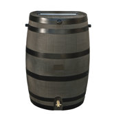 Flatback 50 Gallon Rain Barrel