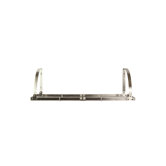 Expandable Wall Mount Pot Rack with Shelf