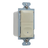 600W Vacancy Decorator Sensor Single Pole in Ivory