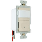 600W Occupancy Decorator Sensor Single Pole in Ivory