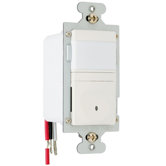 600W Occupancy/Vacancy Decorator Sensor PIR Single Pole/Three Way Sensor in Light Almond