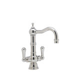 Perrin and Rowe Mono Two Handle Centerset Single Hole Dual Lever Picardie Bar Faucet