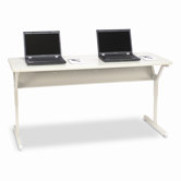 60" Wide Adult Height Connections Work Center - Two Grommet Holes - 24"D