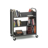 Metal Double-Side Booktruck