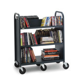 Book Utility Truck with Five Shelves