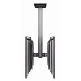 Dual Monitor Universal Flat Panel Ceiling Mount (30" - 60" Screens)