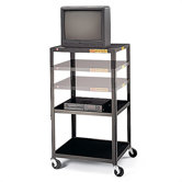 36 - 54" High UL Listed Adjustable Audio Visual Cart