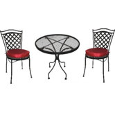 Charleston 3 Piece Ice Cream Dining Set
