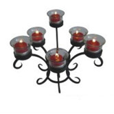 Wrought Iron Table Torchiere Candelabra