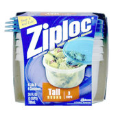 Ziploc Tall Round Container (Set of 4)
