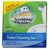 Fresh Clean Scrubbing Bubbles Toilet Cleaning Gel