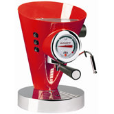 1050W Kaffeemaschine "Diva" in Schwarz matt / Rot