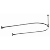 U-Shaped Shower Curtain Rod