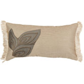 Biltmore 10" x 18" Pillow with Brush Fringes