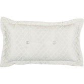 Swanson 10" x 18" Pillow with Buttons & Self Buttons