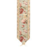 Chesapeake Table Runner with Braid and Ribbon