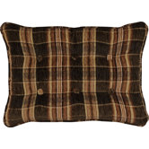 Woodland Pillow with Self Cord and Self Buttons