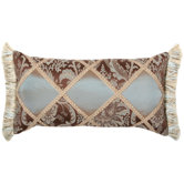 Vellore Pillow with Braid and Brush Fringe