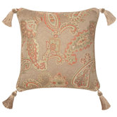Alamosa Pillow with Tassel and Cord, Reversible