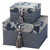 Hampton Envelope Chest with Self Button and Tassel