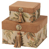 Woodland Envelope Chest with Self Button and Tassel, Lined