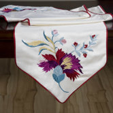 China Floral Table Runner
