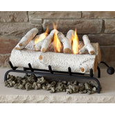 Deluxe Log Set in Birch