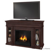 Lannon 51" Ventless TV Stand with Gel Fireplace