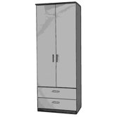 Mayfair Tall Wardrobe with 2 Drawers