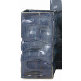 Short Rectangle Ripple Vase