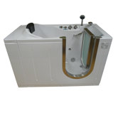 Walk-In Bathtub with Heated Air Jets