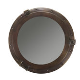 Lounge Porthole Large Mirror in Bronze