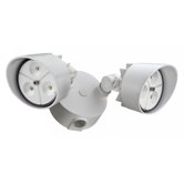 Dusk to Dawn Two Head LED Floodlight in White