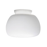 Mini Pendant with Glass Small Bell Shade in Opal White