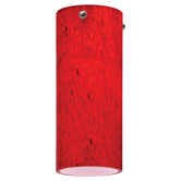 Mini Pendant Glass Tall Cylinder Shade