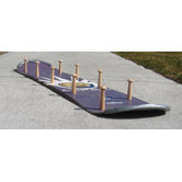 Snow Board Coat Rack with Wooden Peg