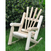 Children's Snow Log Rocking Chair