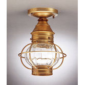 Onion Socket Caged Semi Flush Mount