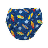 Swim Diaper Cover in Royal Surfboards-S/M (6/12 mo)