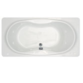Cayman 42 x 72 x 23" Rectangular Soaking Bathtub