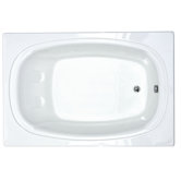 St. Lucia 48 x 72 x 23" Corner Soaking Bathtub