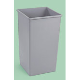 Untouchable Square Waste Receptacle - 50 Gallon