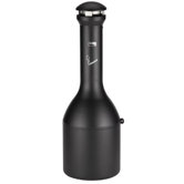 Rubbermaid Commercial - Infinity Traditional Smoking Receptacles Black Infinity Traditional Smoking Receptacle: 640-9W33-Bla - black infinity traditional smoking receptacle