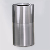 Aluminum Designer Small Waste Receptacle