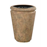 Milan 33 Gallon Tapered Receptacle with Urn